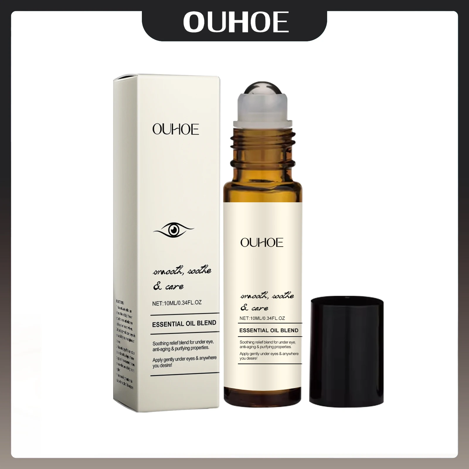Rollerball Eye Serum Oil Improve Dark Circles Lifting Tightening Skin Reduce Fine Line Massage Moisturize Eye Anti-Wrinkle Serum