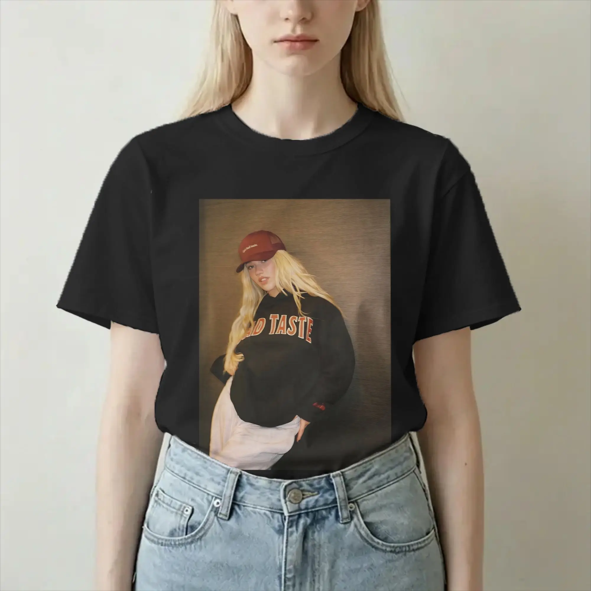 Bad Taste Freyas Singer Skyes  T Shirts for Men Women Cotton Funny T-Shirt Round Neck  Tees Short Sleeve Tops Adult