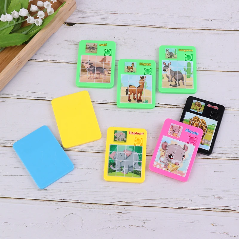 Early Educational Toy Developing Jigsaw Digital Number 1-16 Animal Cartoon Puzzle Game Toys