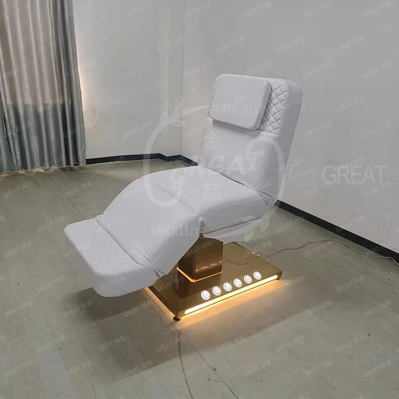 

Professional Thai Spa Beauty Salon Foldable Portable Wide Electric Massage Bed Bedroom