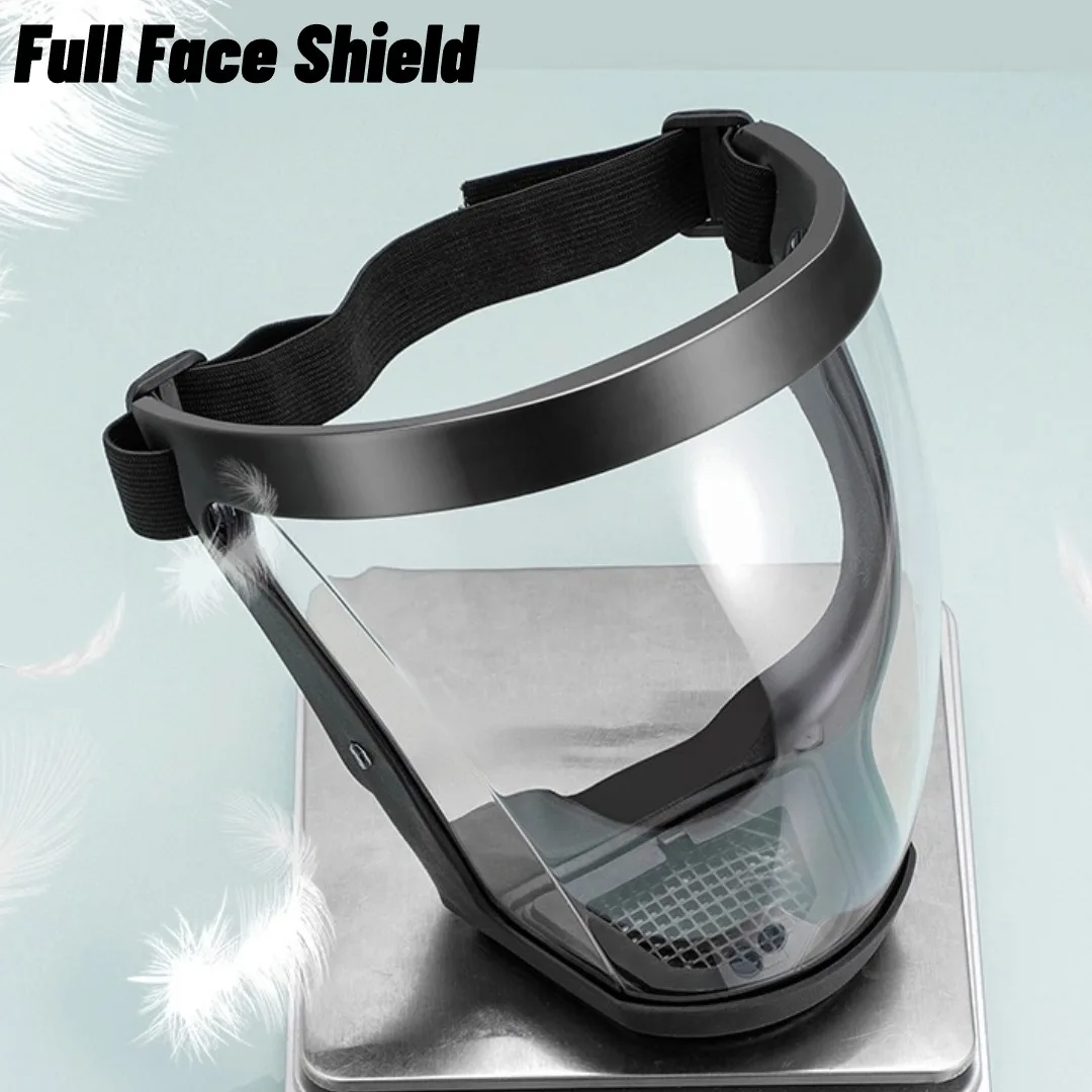 Full Face Protection Mask work Full Face Mask Anti Splash Anti-fog Protective Glasses Head Wear dustproof Space Spherical Goggle