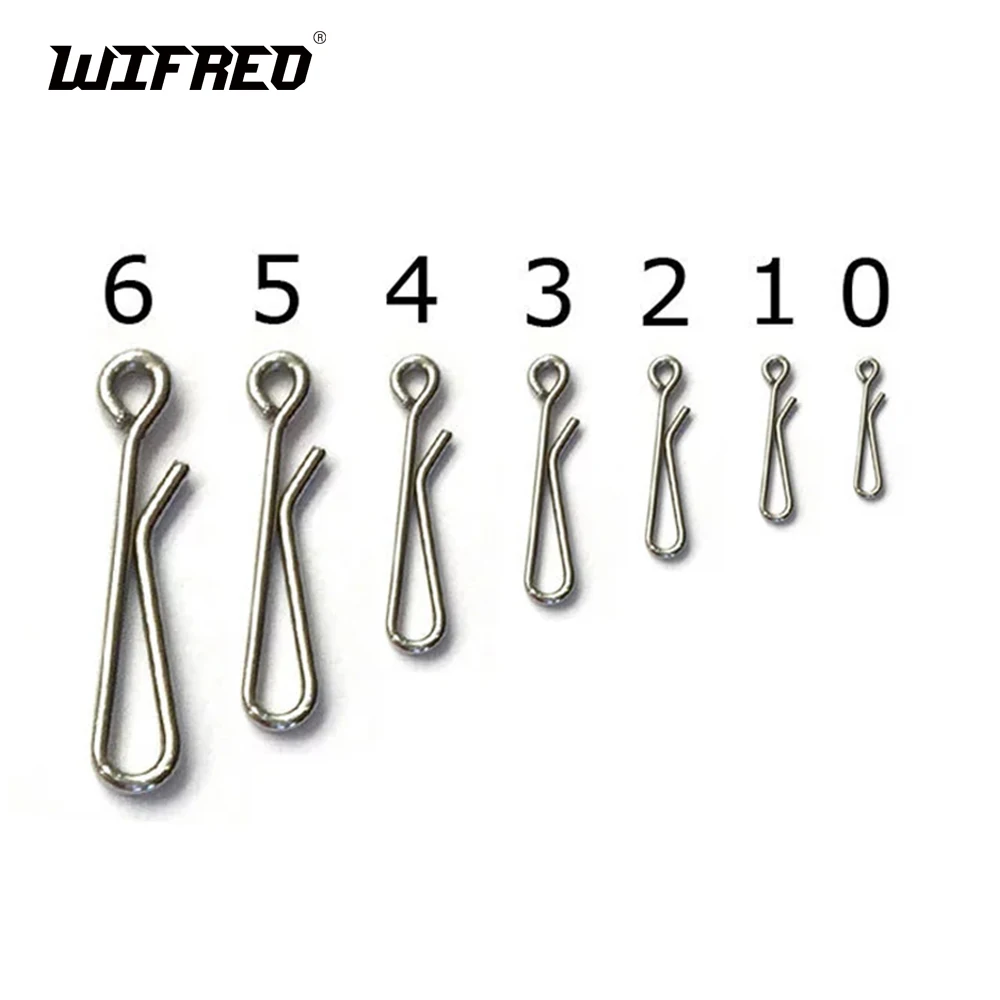 1000pcs Stainless Steel Hanging Snap Small Fishing Tackle Accessories Wholesale