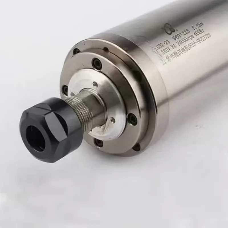 Best Choice Hot Selling Product 220v 2.2KW Water -cooled Square Cnc Spindle Motor for Cnc Milling Center