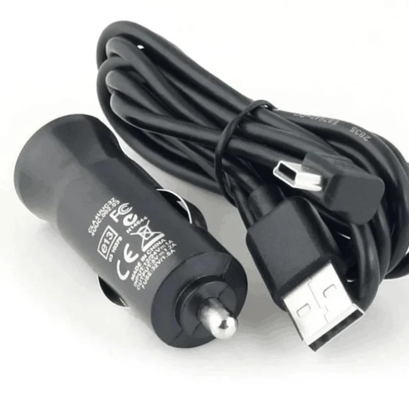 5V1.2A USB TomTom Car Charger and mini5p Cable For PRO 5150 9150 9100 7100 7150 Truck Live GPS