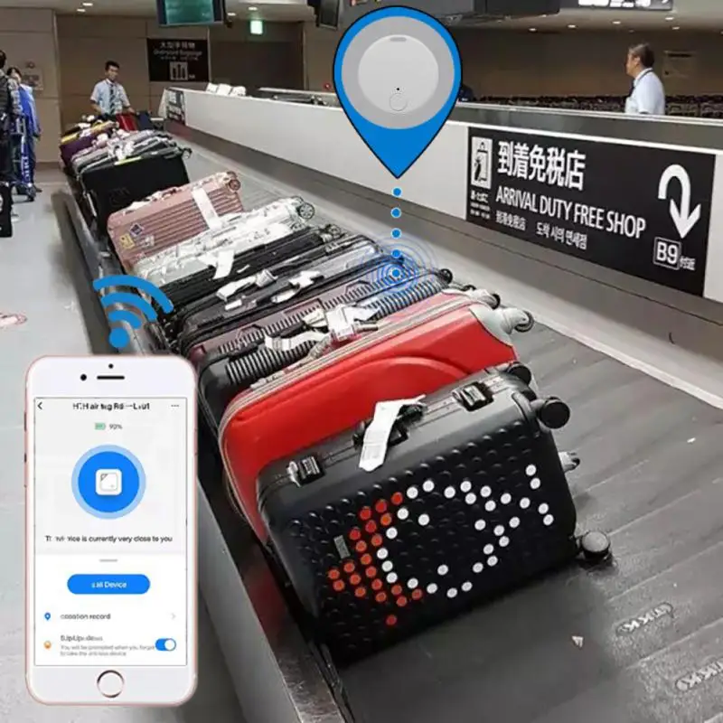 1/2/5PCS Dog Cat Real Time Mini GPS Tracker Keychain 5.0 15m Long Distance Pet Bag Wallet luggage Tracking Smart Key