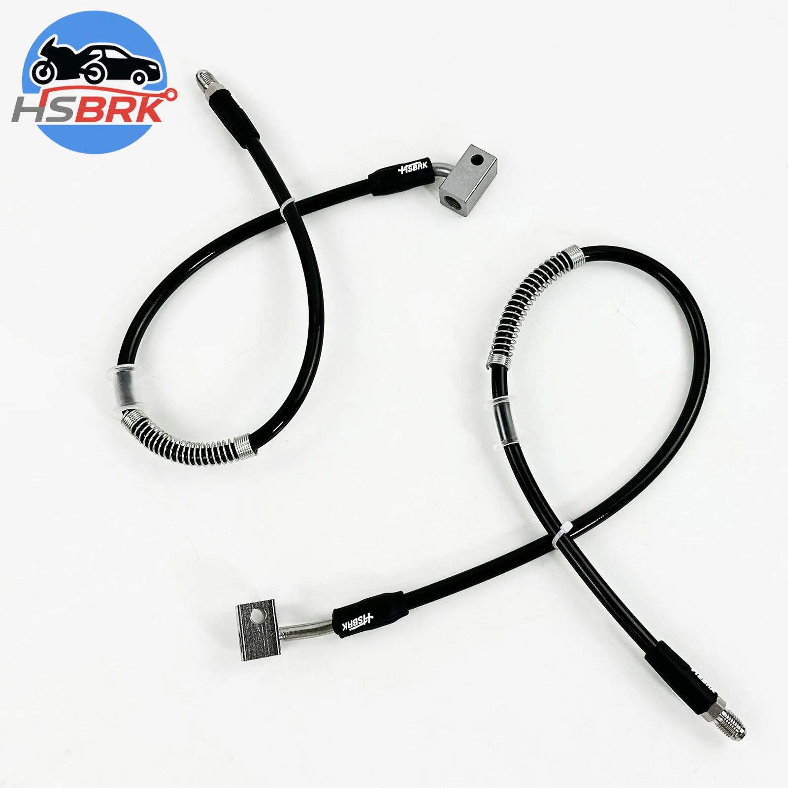 

0,2-50 м черный плетеный комплект тормозных шлангов из нержавеющей стали из ПТФЭ M10*1,0 мм, высокопроизводительная тормозная линия для модификации автомобиля и мотоцикла