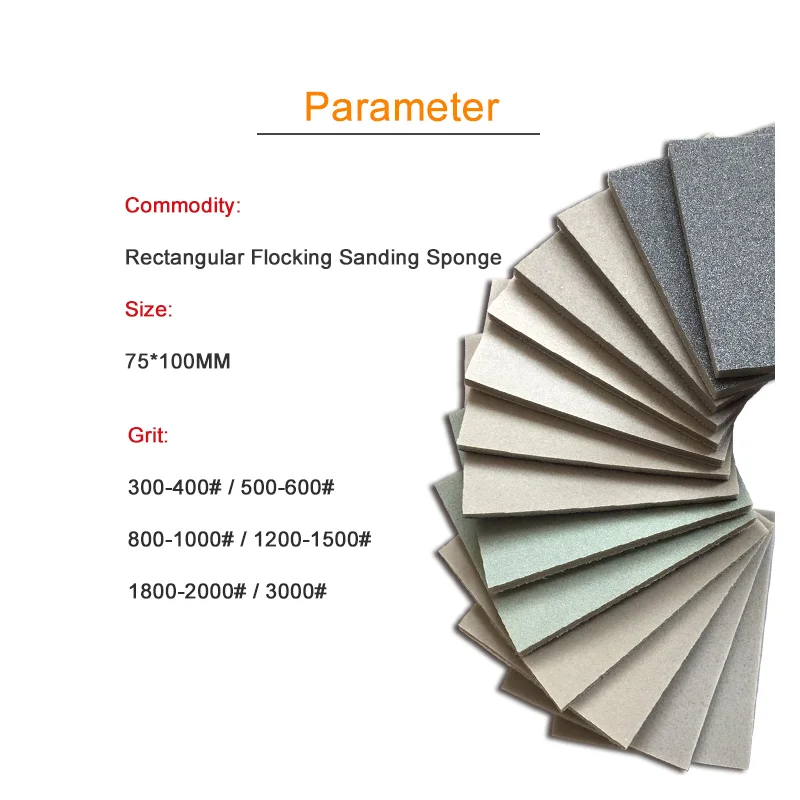 3×4 Inch Sanding Sponge Set 24 Pcs Wet Dry Ultra Fine Pads Soft Foam for Model Drywall Metal Wood Furniture Polishing