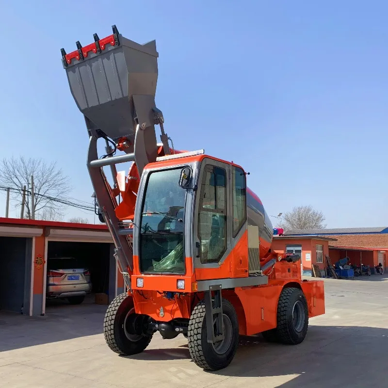 شاحنة مضخة خلاط مثبتة على الخرسانة بسعر المصنع، حاوية مستديرة، شاحنة متكاملة للخلط والضخ #5