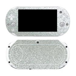 Shining Silver Bling Glitter Vinyl Skin Sticker Protector for Sony PS Vita PSV 2000 Skins Stickers PSV2000