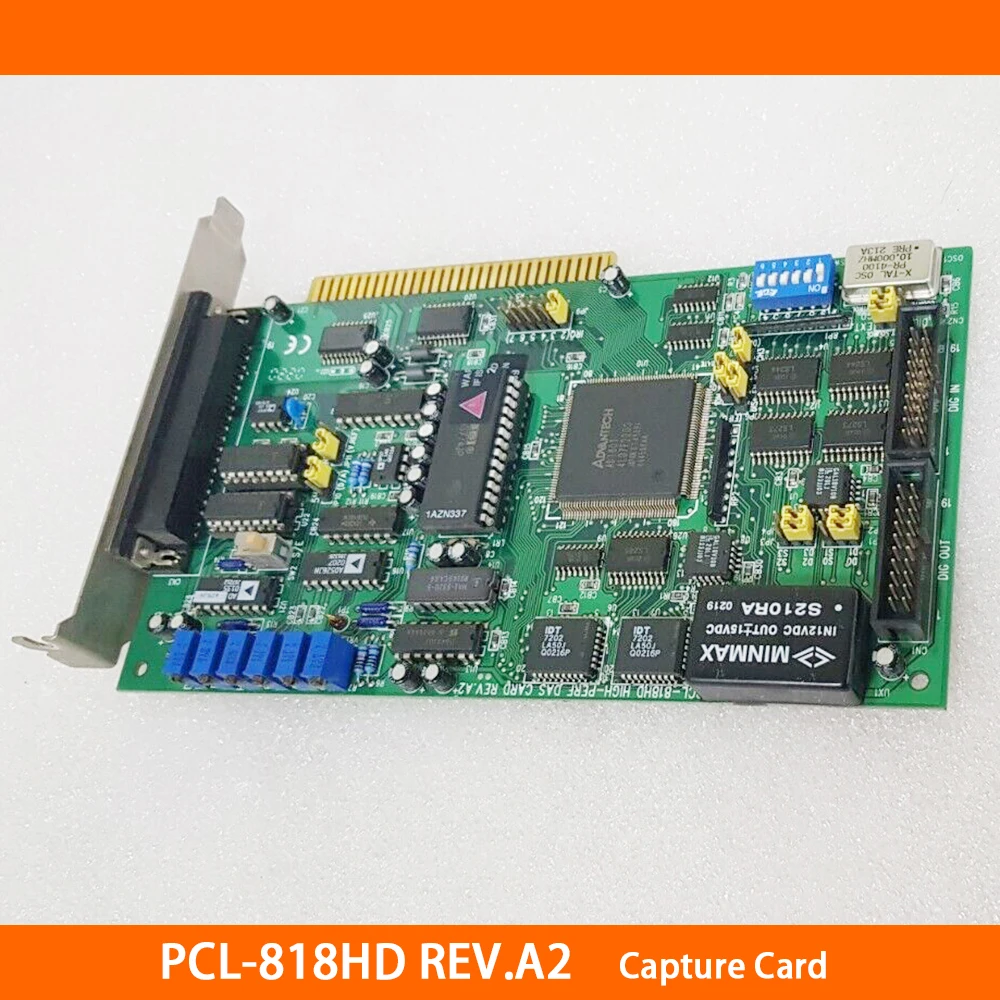 PCL-818HD REV.A2 Capture Card ISA Slot 16-Way 100KHz Multi Function DAS Card For Advantech High Quality Fast Ship