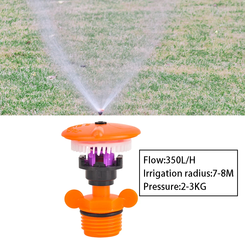 360 Degree Rotating Jet Sprinklers Nozzles 1/2\