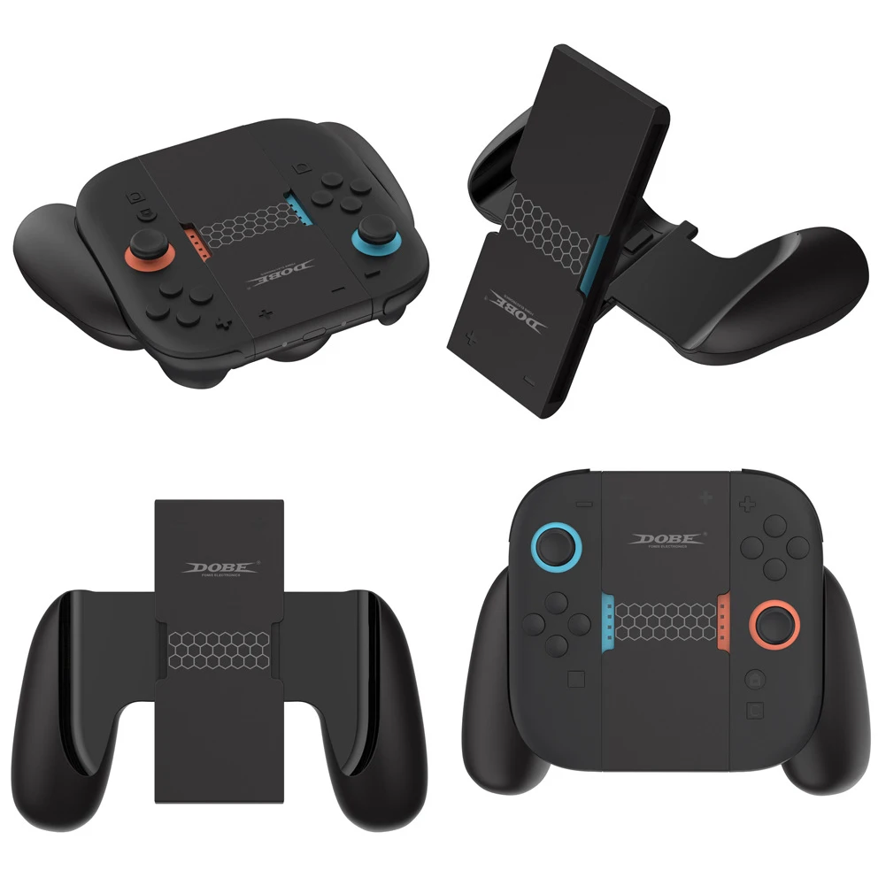 قبضة شحن لجهاز نينتندو سويتش 2 Joy-Con تحكم مريح قبضة ABS Gamepads قبضة مقبض قوس حامل ملحقات اللعبة