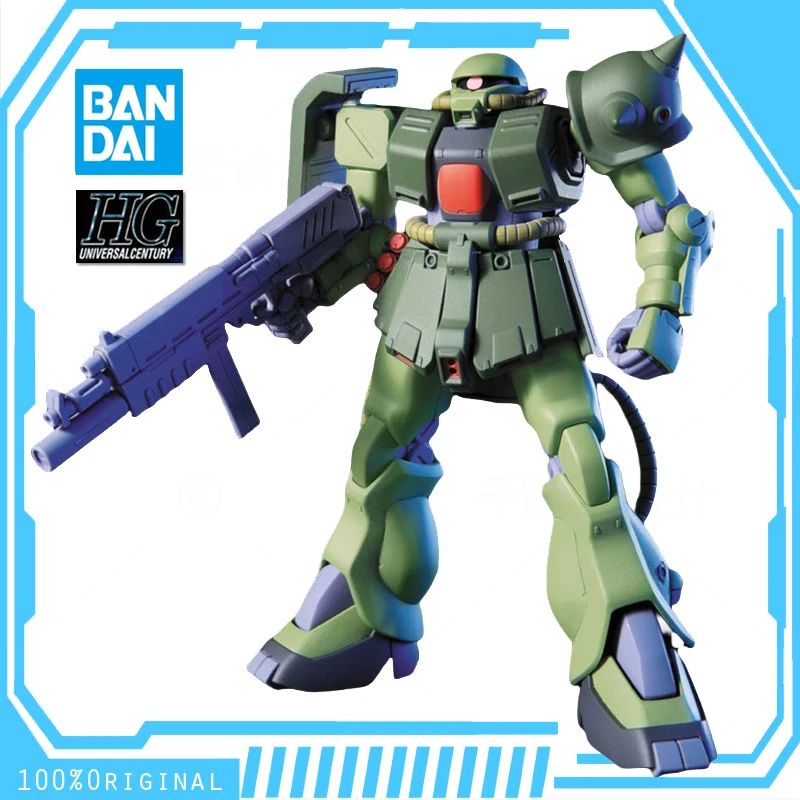 

В наличии BANDAI Аниме HG 1/144 HGUC мобильный костюм GUNDAM MS-06FZ Zaku2 Kai сборка пластиковая модель комплект экшн-игрушки Фигурки подарок