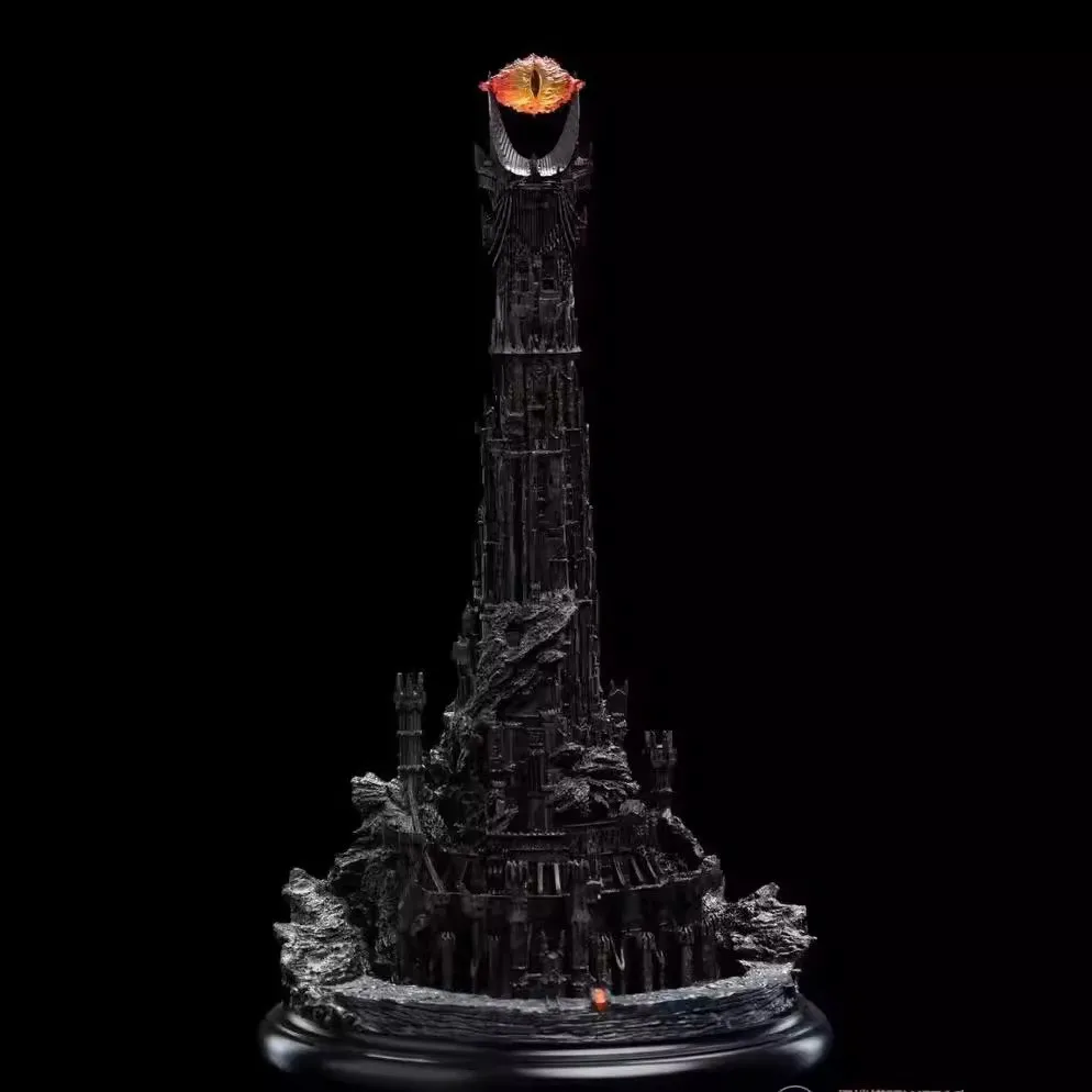 

New 2025 The Lord of the Rings: Iron The Lord of the Rings Tower Dark Tower Sauron's Eye Hand Office Model, Desktop Decoration