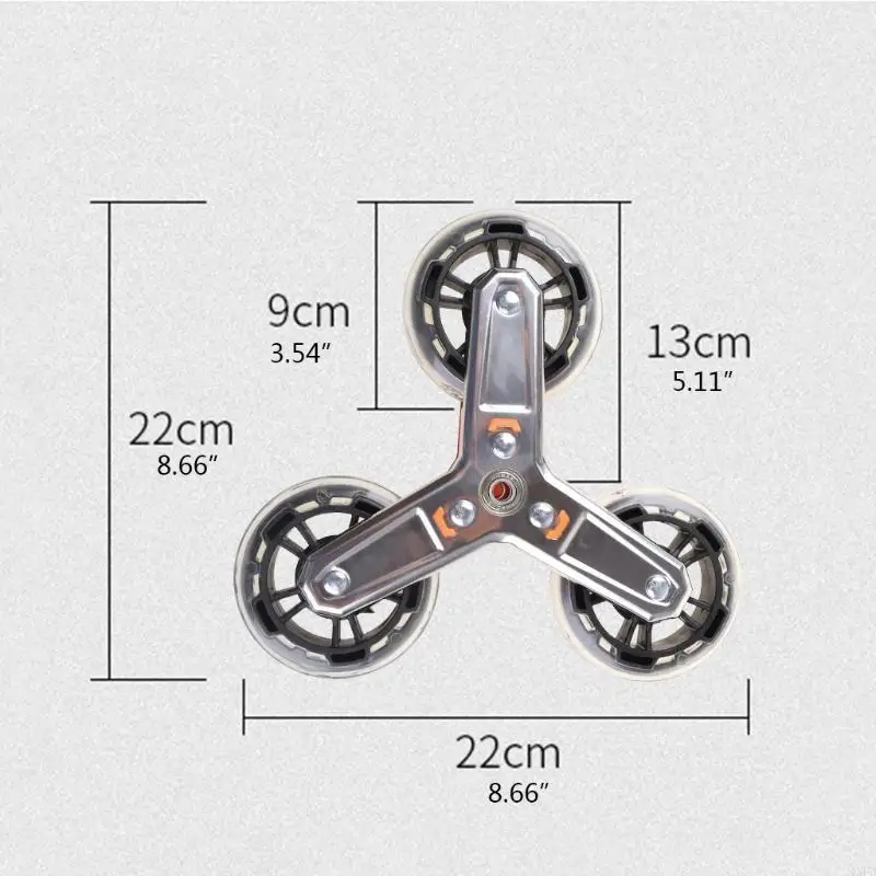 Thay thế 4xfd cho bánh xe hình tam giác cho xe đẩy gấp căn hộ có thể gập lại