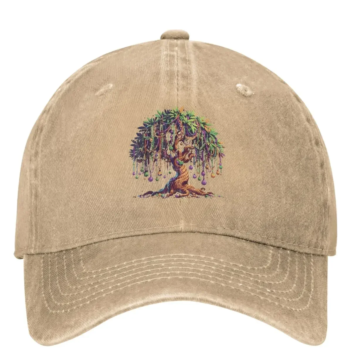 2026 Mardi Gras Tree Beads Fat Tuesday Carnival Baseball Cap Outdoor Sport y2k Trucker Hat Men Adult Vintage Sun Visors Baseball