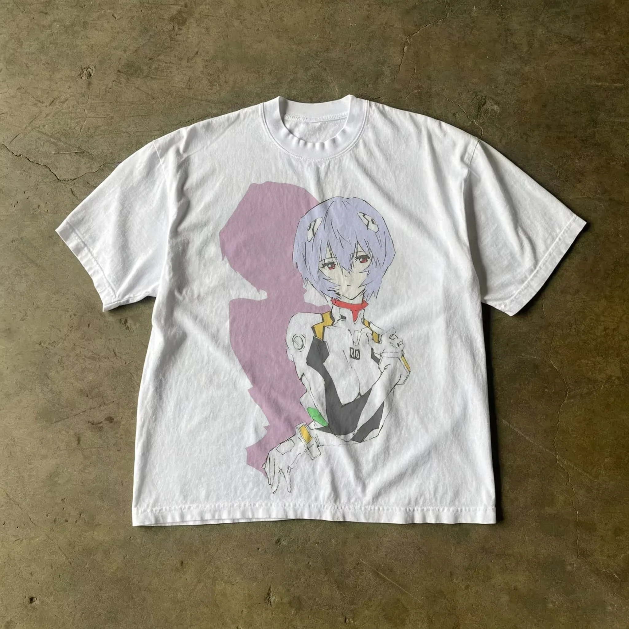 2026 Anime Sketch Sci Fi Character Art Graphic Large Printed Cotton Unisex Short Sleeve T-Shirts Print Tees for Kids Adults