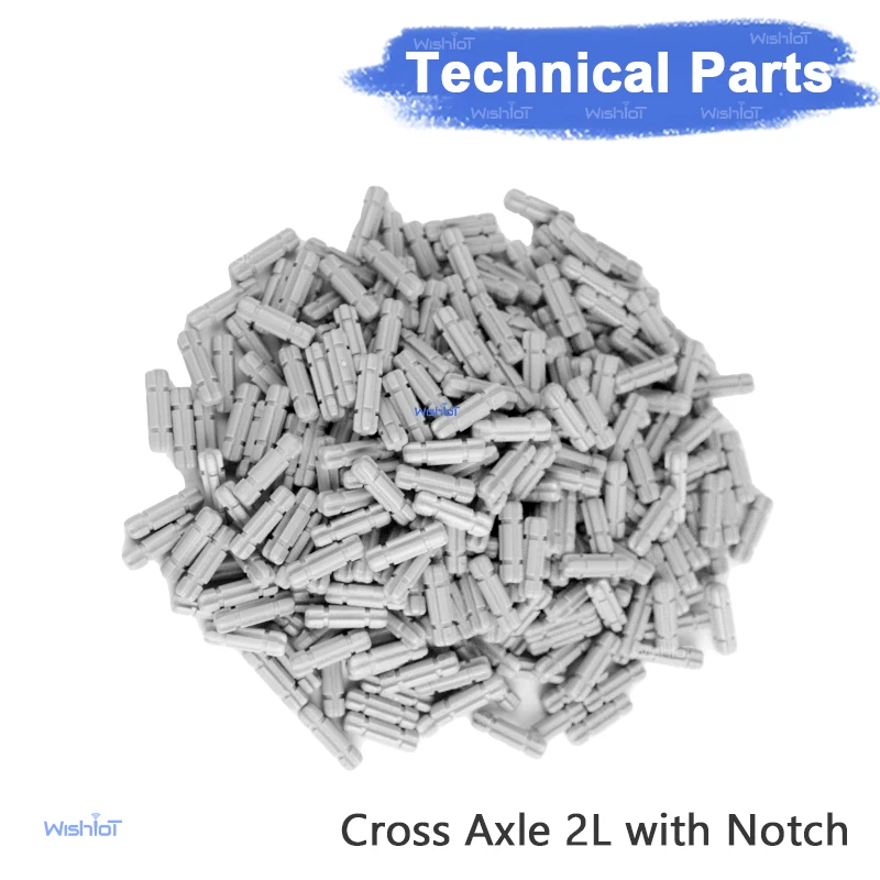 

3704 32062 Axle 2L Notched Cross Shaft Connector Technical Parts for Legoeds MOC Modular Bulk Building Blocks DIY Toy