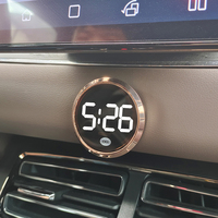 Car Luminous Car Clock Touch Type LED Electronic Watch Interior Clock For Car Vehicle Watch Car Supplies Novelty Car Clock