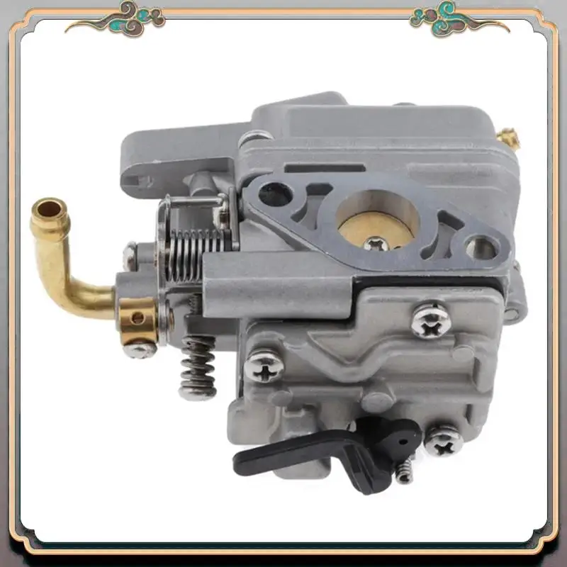 Confiable-1 Uds carburador marino conjunto de carburador plateado 69M-14301-10 69M-14301-00 69M-14301-11 para fueraborda Yamaha de 4 tiempos 2.6Hp F2.6