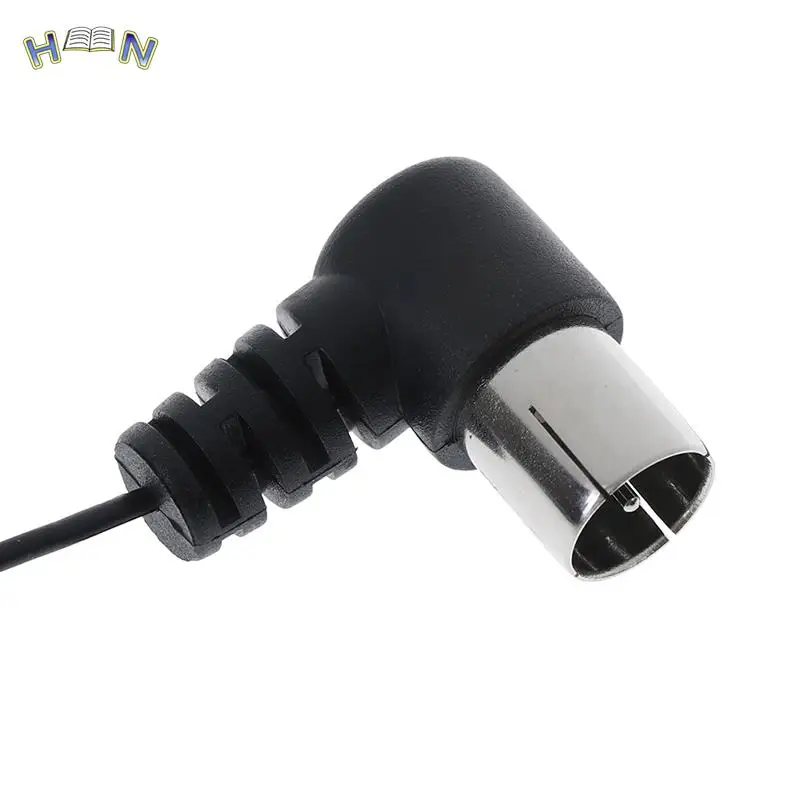 FM Antenna Male For Sound Natural Sound Stereo Receiver For FM Radio/ Hi-Fi/ DAB/ TV Indoor Use Black