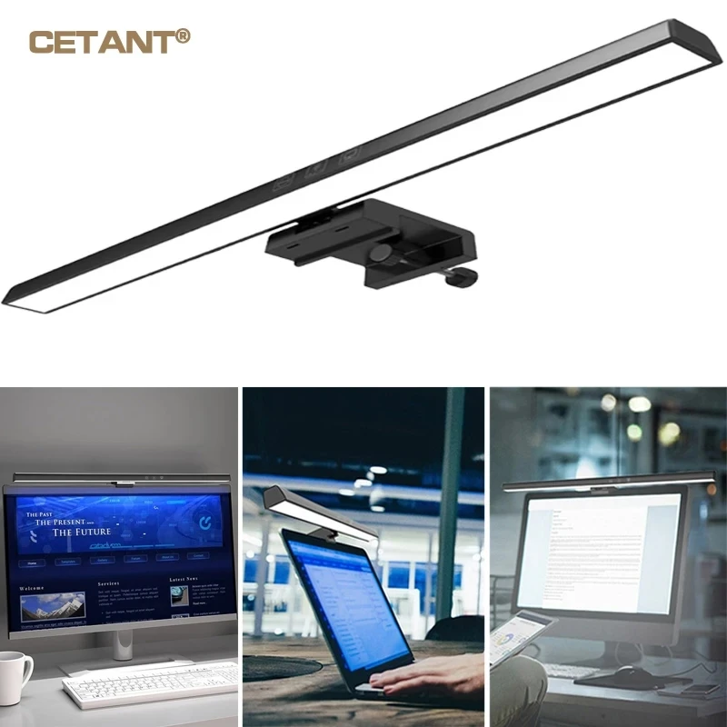 LED Screen Hanging Light, proteção para os olhos, computador Screen Fill Light, soquete USB, longas luzes de parede, decoração, 33 cm, 50cm