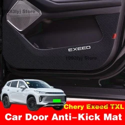 Car Door Anti-dirty Anti-kick Mat Pad Cushion Sticker Garnish Decoration Car-styling For Chery Exeed TXL Accessories