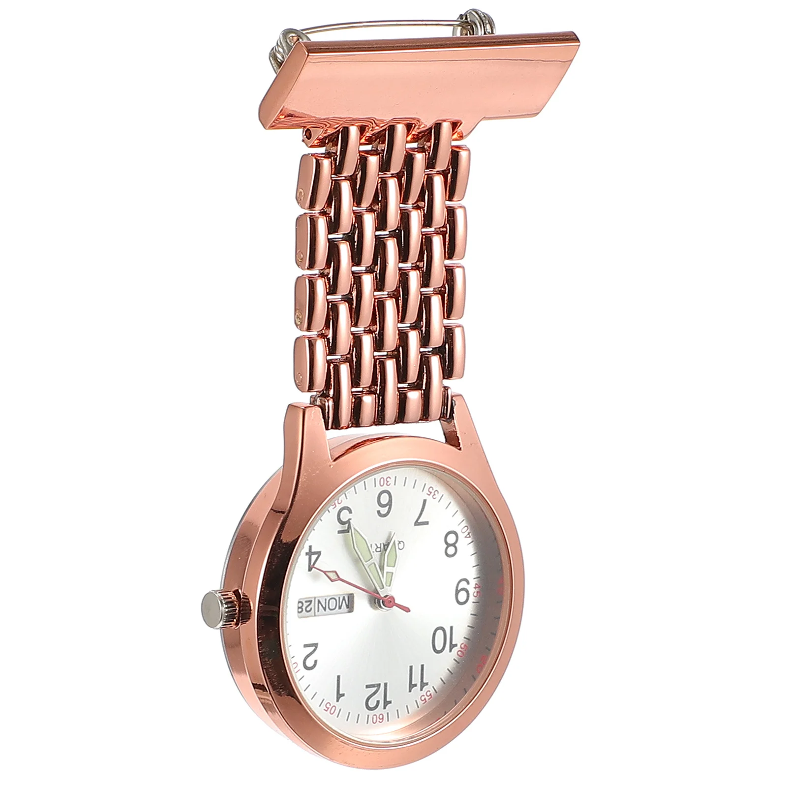 

Durable Nurse Clip Watch Classic Design with Luminous Hands Practical Nursing Timepiece Easy to Carry and Wear Gift Idea