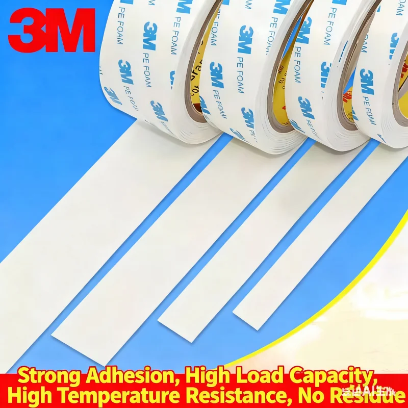 3M Strong Foam Double-Sided Adhesive 1600T Non-Trace High Viscosity Tape High Temperature Resistant Waterproof Adhesive Tape
