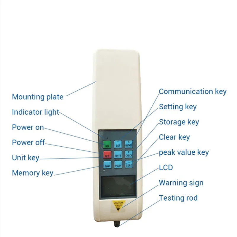 TYD-2 Penguji Meter Kekerasan Tanah Digital Portabel