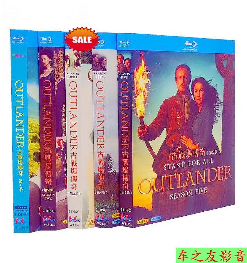 

Коллекционный набор Blu-ray HD дисков американского телесериала «Outlander», сезоны 1-7, 14 дисков, с китайскими и английскими субтитрами.