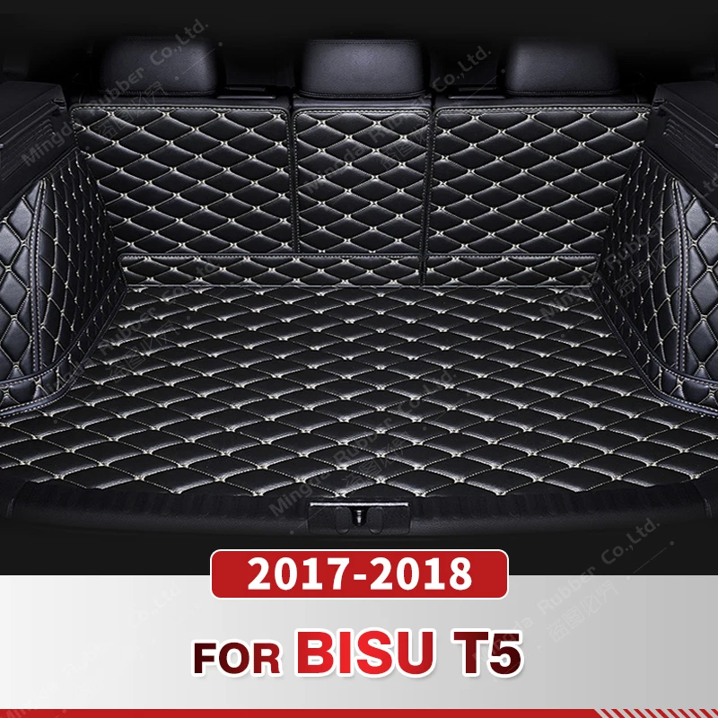 

Автомобильный коврик для багажника с полным покрытием для Bisu T5 2017 2018, противогрязный чехол для багажника автомобиля, коврик, подкладка для груза, защитные аксессуары для интерьера