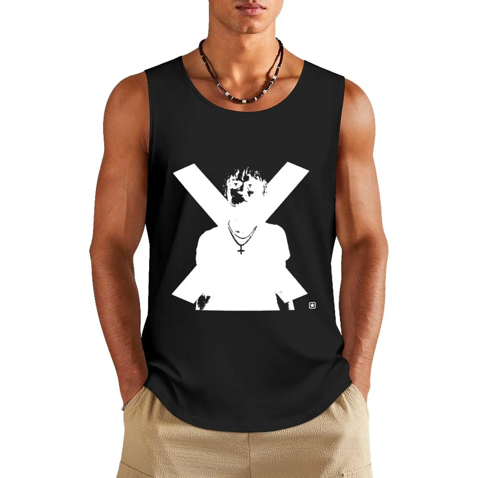 

Ken Carson TeenX ProjectX(1) Tank Top Short sleeve Men's gym t-shirts anime t-shirts gym wear men