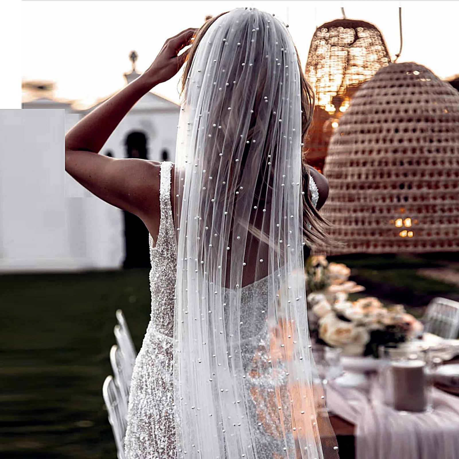 Short Wedding Veil …