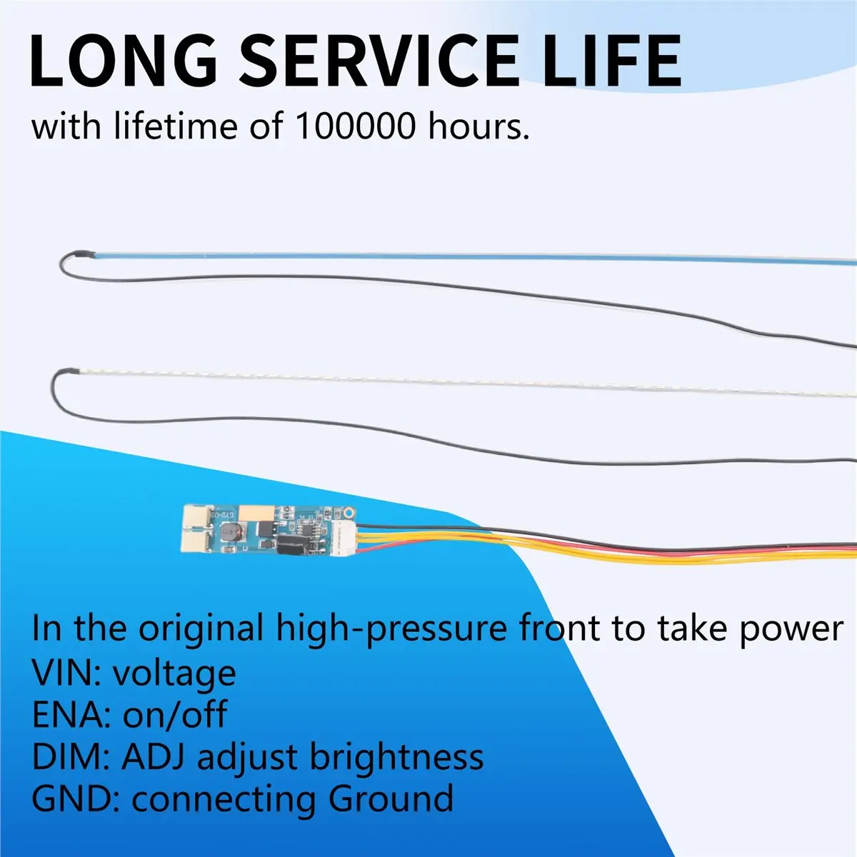 Need 490mm LED Backlight Strip Kit Update 22 Inch CCFL LCD Screen To LED Monitor