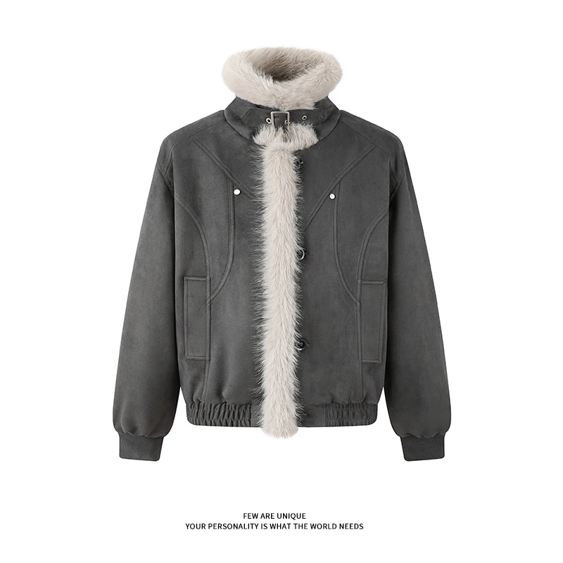 سترة من الجلد الصناعي بسحاب للخريف والشتاء، سترة قطيفة دافئة عصرية وغير رسمية، سترة فضفاضة جديدة للرجال والنساء