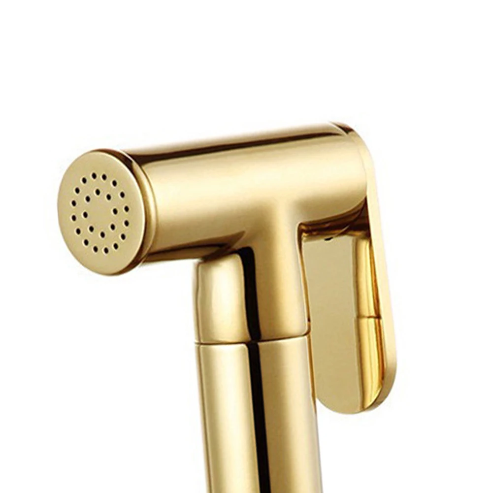 Stainless Steel Bidet Sprayer with Functional Design for Toilet Sanitation and Personal Cleansing Applications