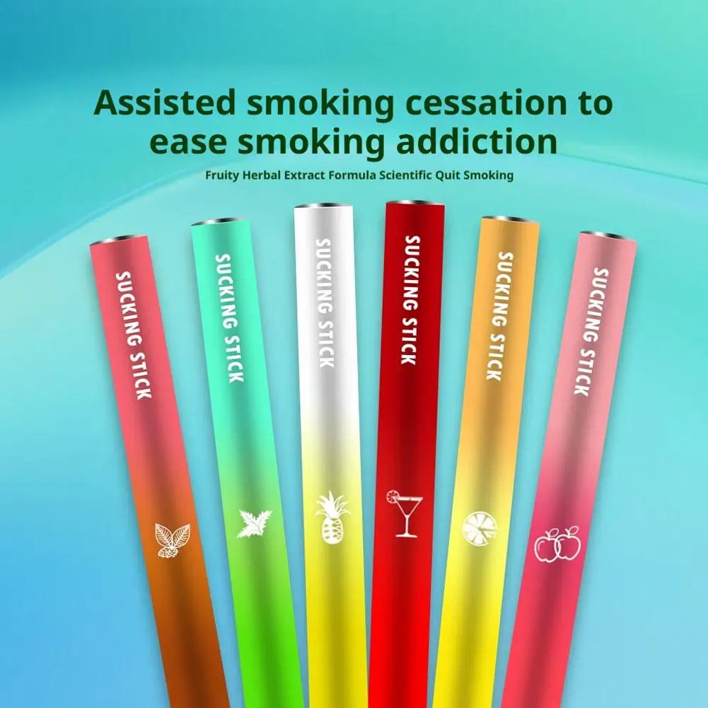 1/2/6PCS Mint Fruit Flavor Smoking Cessation Stick Effectively Diverting Attention and Reducing Withdrawal Symptoms