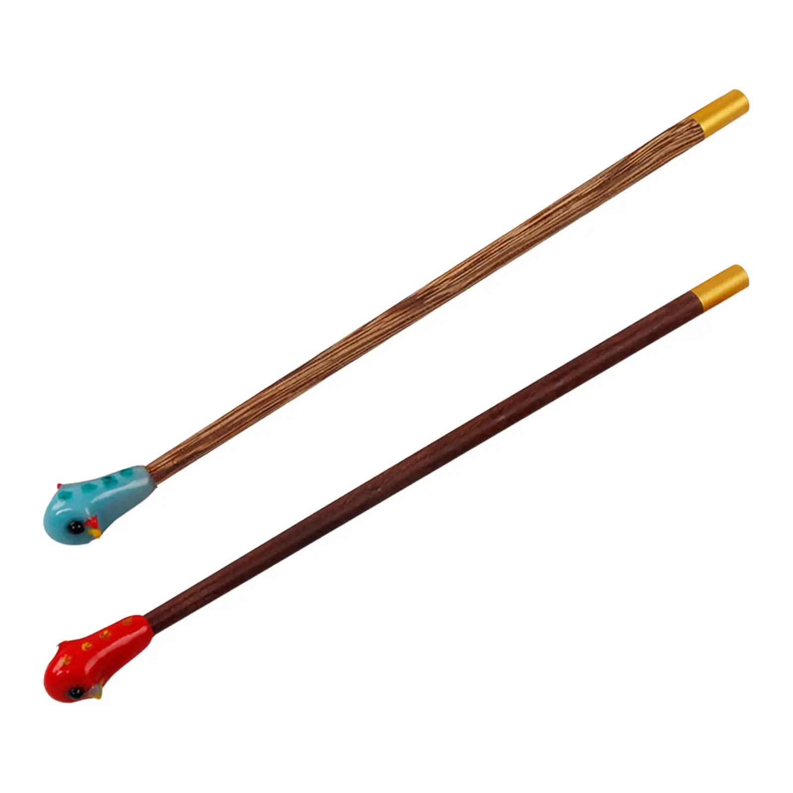 Betta Fish Training Wand Wood Aquarium Accessory Interactive Tail Trainer Kit for Fish Tanks Fishbowl and Tank Decor