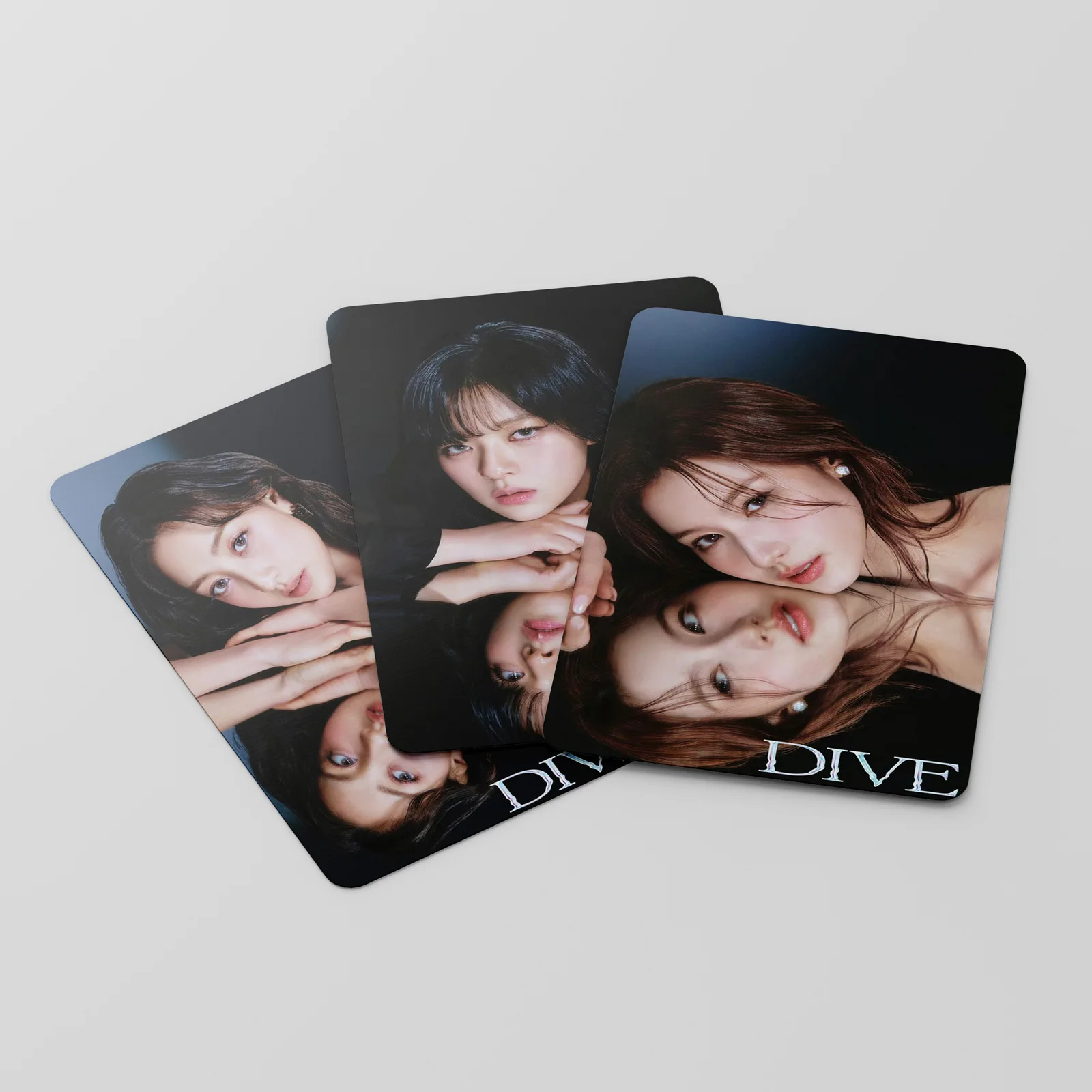 55pcs/Set Kpop Twice Album DIVE Boxed Card High Quality HD Photo Double Sides Printing Korean Style LOMO Card Fans Collection