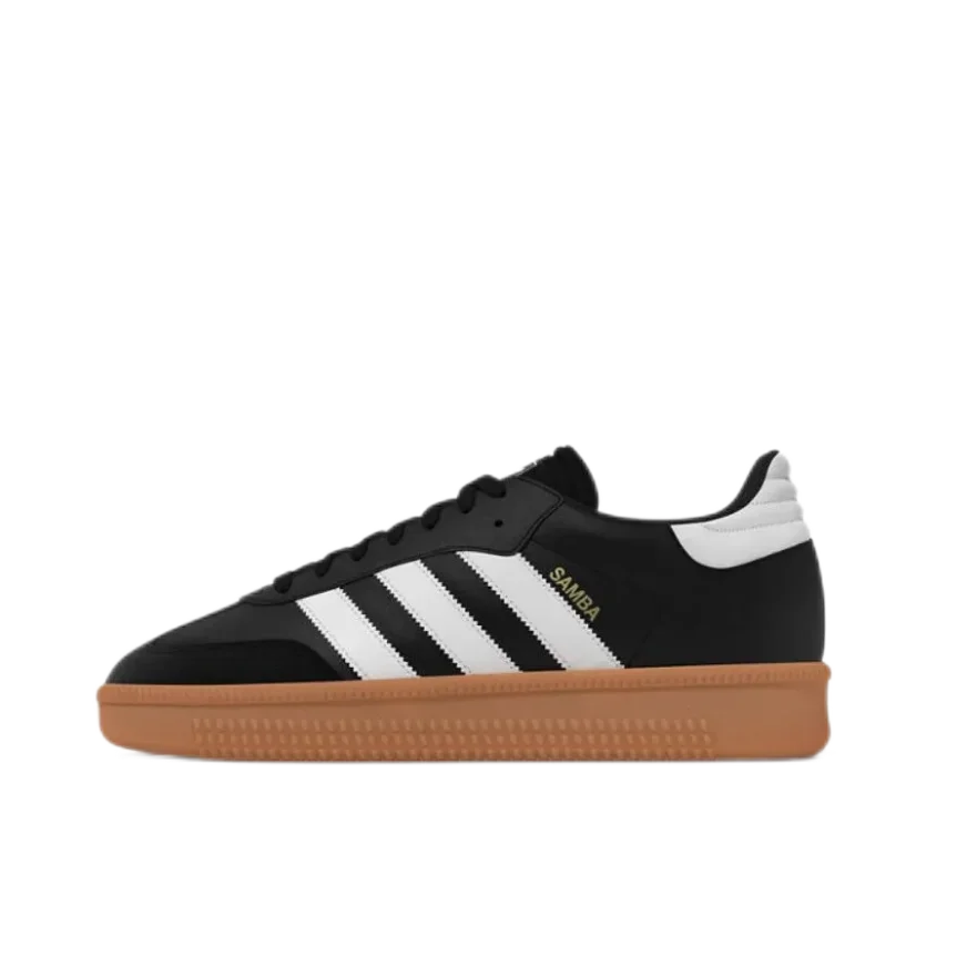 Adidas black and white color Samba low-top classic retro casual board shoes men and women with the same lightweight non-slip