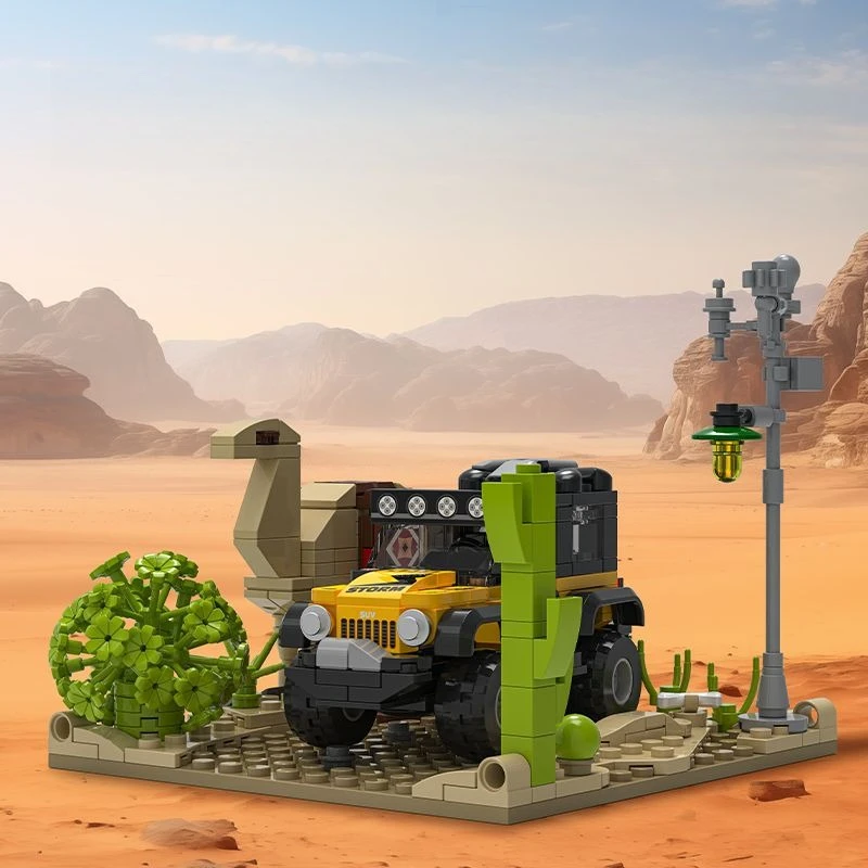 SEMBO กีฬารถบล็อกอาคาร MOC Racing รถรุ่น Off-Road ประกอบอิฐชุดก่อสร้างรถสําหรับของเล่นเด็กของขวัญเด็ก