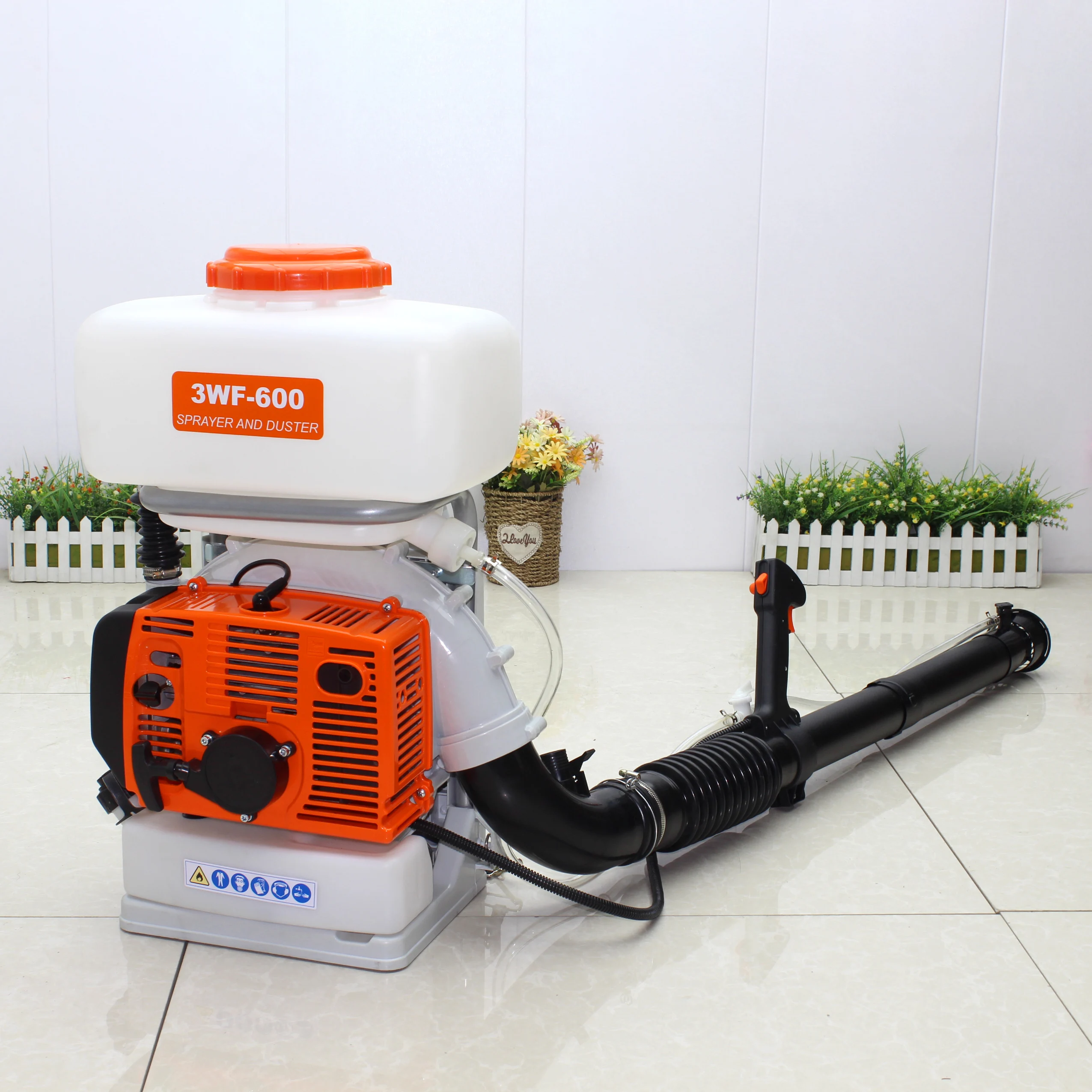 3WE-600 DUSTER & SPRAYER BACKPACK MISTER 56.5CC 2 STROKE AGRICULTURAL PESTICIDES FERTILIZER GASOLINE ENGINE 14L