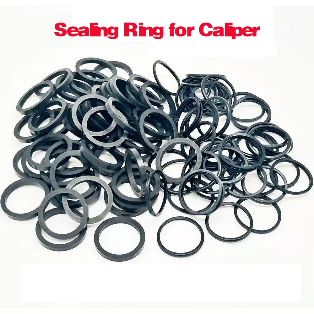 Electric Vehicle Disc Brake Caliper Cylinder Seal Kit Rectangular Dust Seal Oil Seal High Temperature Resistant Leak-proof