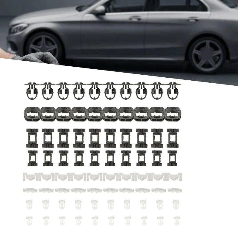 Bumper Fasteners Side Skirt Clips For Side Skirt Installation for Factory Specification for perfect Match Fit For C-Class W202