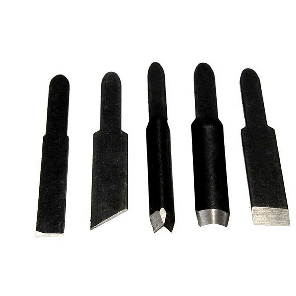 Wood Chisel Carving Tool Set Furniture Wood Carving Tool Electric Chisel + 5 Carving Tips Wrench