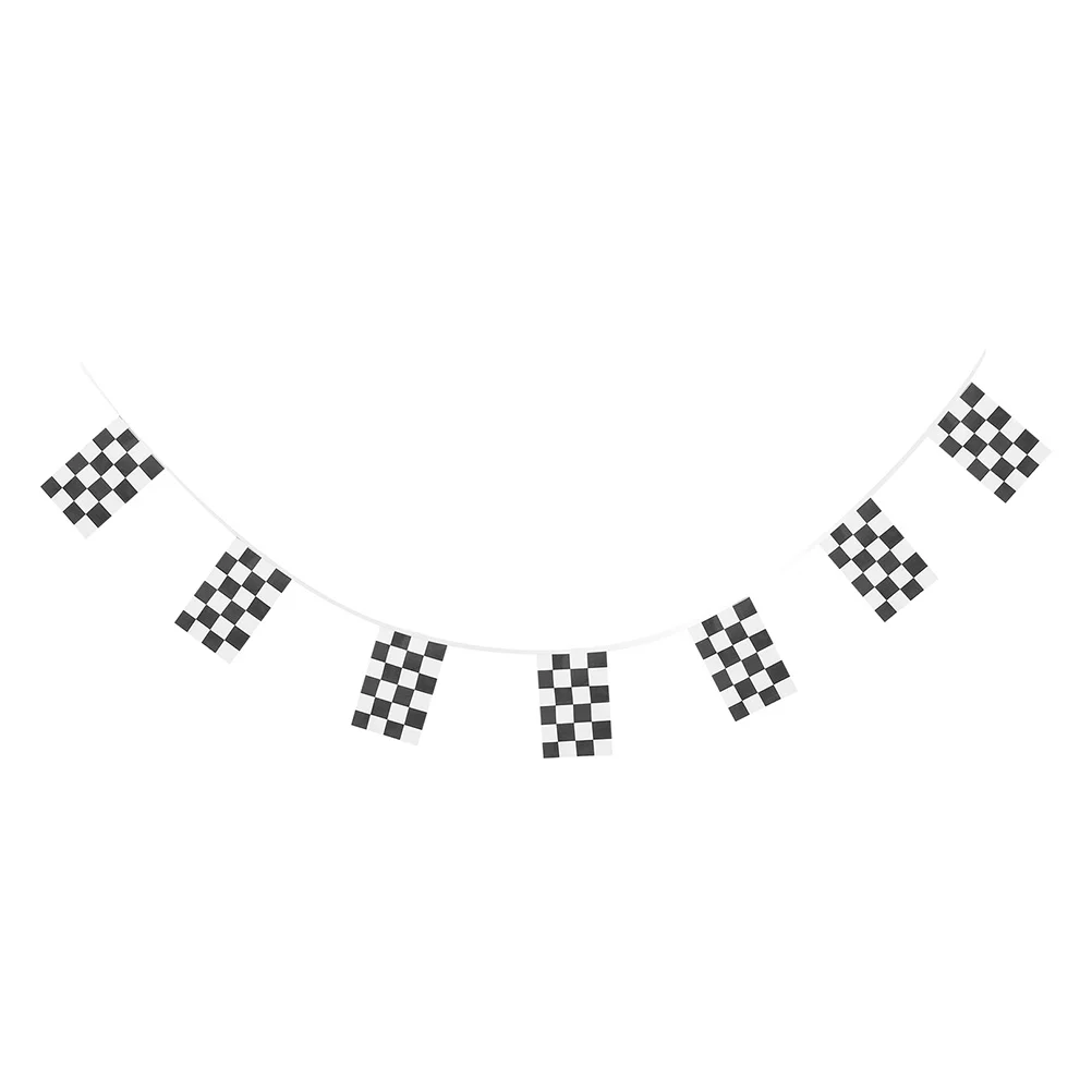 

Checkered Racing Flag Black White Small Flags For Race Car Party Decorations Theme Event Hand Held Race Flags Decorations