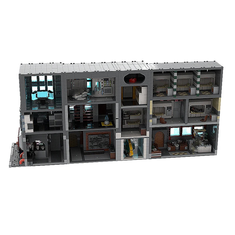 Famous Star Movie Modular House City Street View Assembling MOC Building Blocks Technology Bricks Adult Toys Christmas Gifts