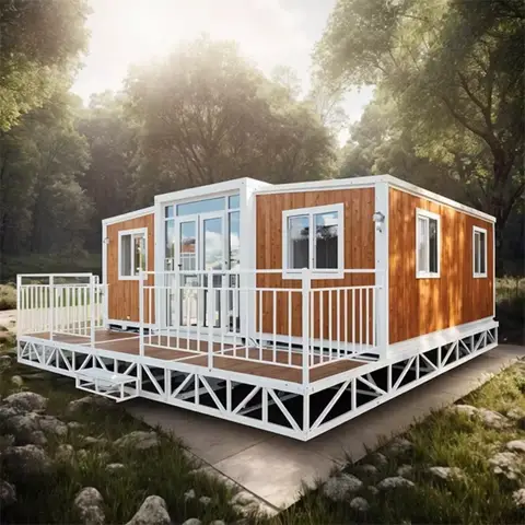 Factory custom 20ft portable prefabricated folding expandable container house 2 3 bedroom mobile prefabricated house Australia