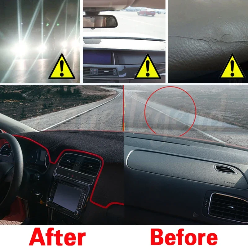 For KIA Forte 2014 2015 2016 2017 2018 YD Anti-Slip Mat Dashboard Cover Sunshade Dashmat Carpet Car Accessories Cerato K3 Vivaro